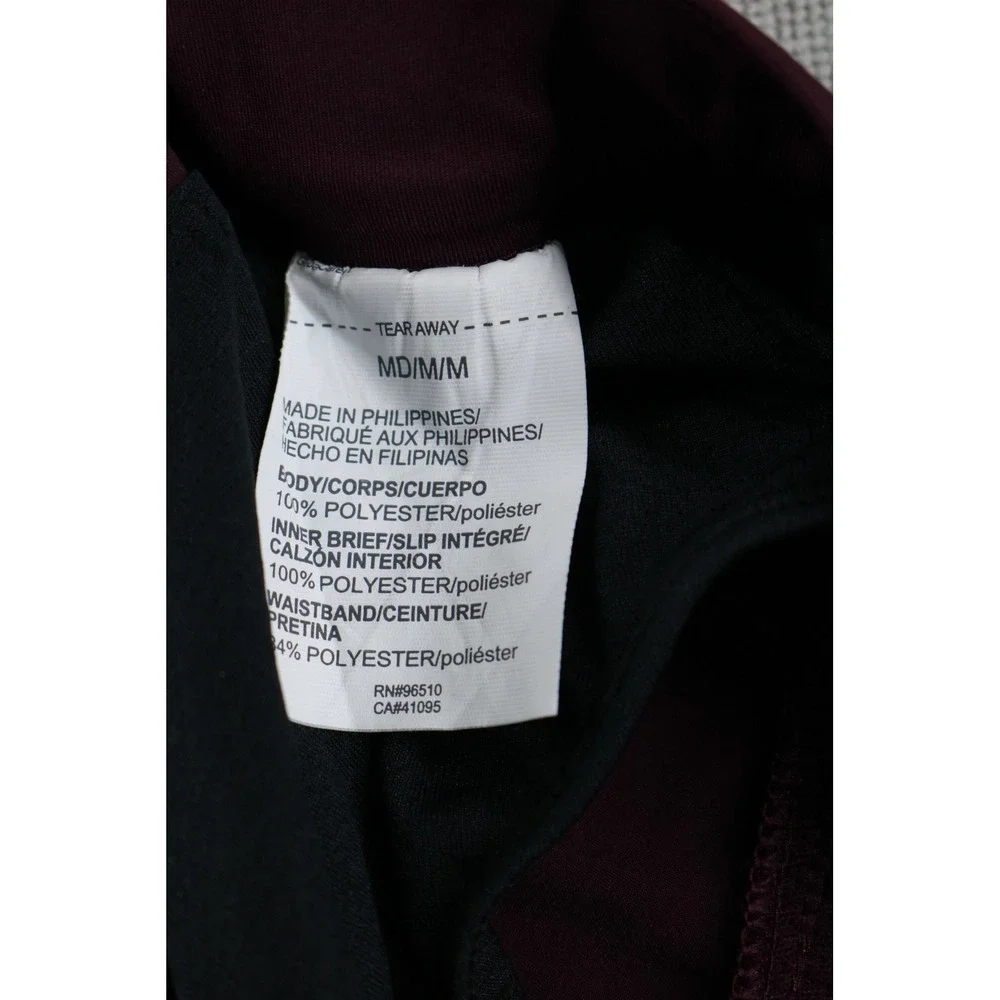 Under Armour Shorts Womens Medium Maroon HeatGear Running Athletic Loose 1059